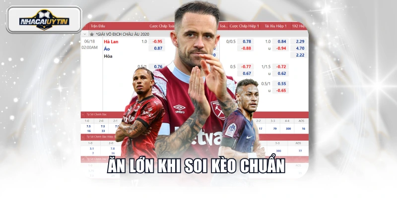 Ăn lớn khi soi kèo chuẩn
