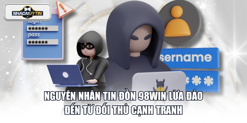Nguyên nhân tin đồn 98WIN lừa đảo đến từ đối thủ cạnh tranh